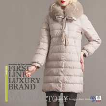 2017 European Brand Dernier nouveau style Soft Women Down Jacket For Winters Fur Collar
